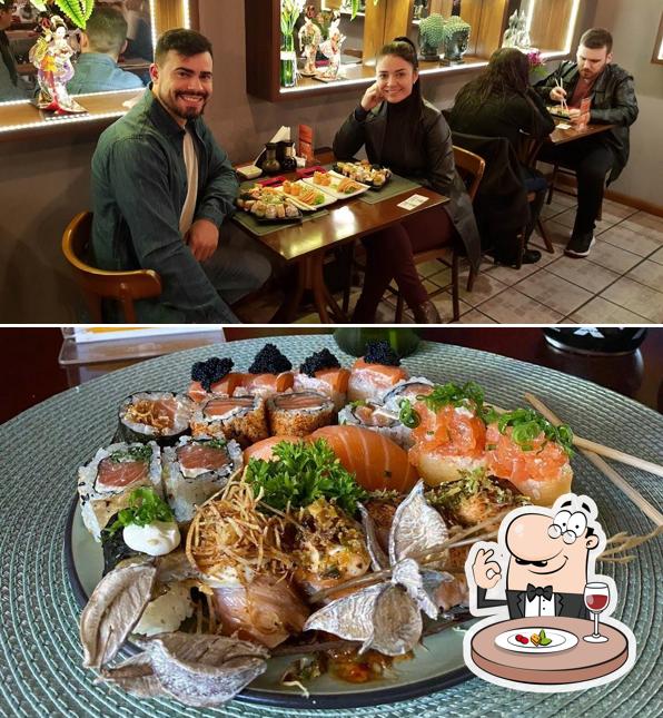 Comida em Yatta Buffet De Sushi