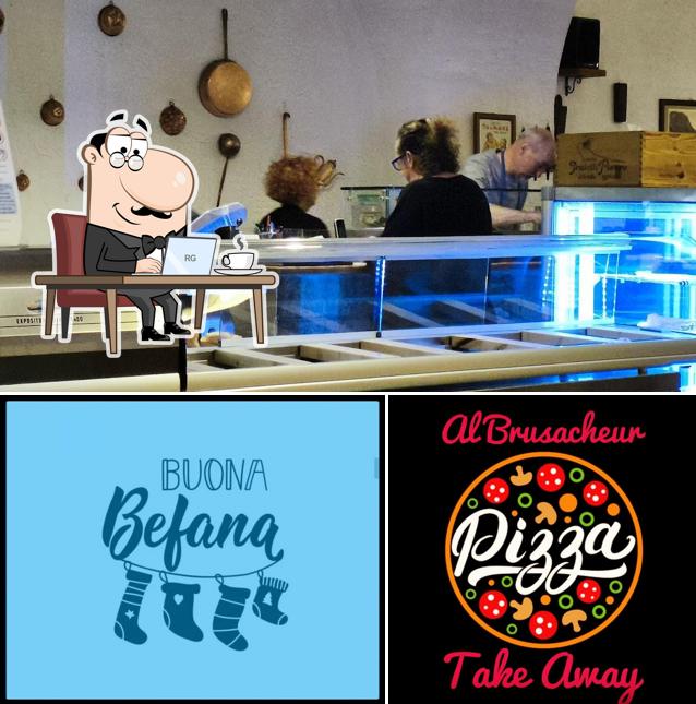 Gli interni di Al Brusacheur