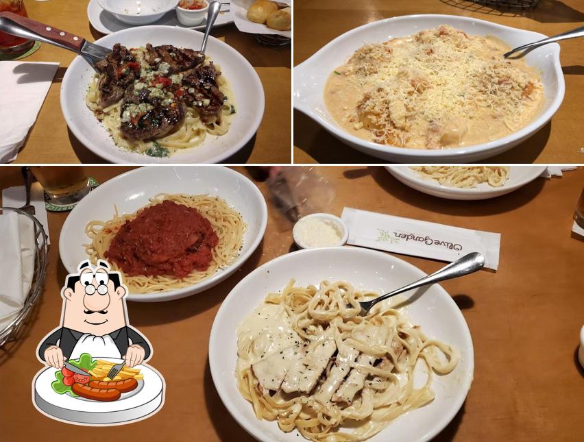 Platos en Olive Garden (GRU Terminal 3)