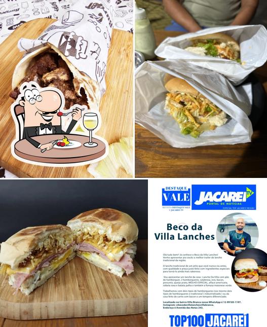 Comida em Beco da Villa Lanches Jacareí -SP