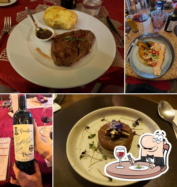 Comida em Enoteca Serrana