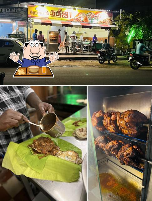 The picture of Hotel kathija’s food and exterior