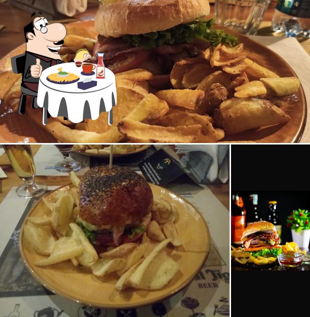 Prenditi un hamburger a Il Tiglio Pub
