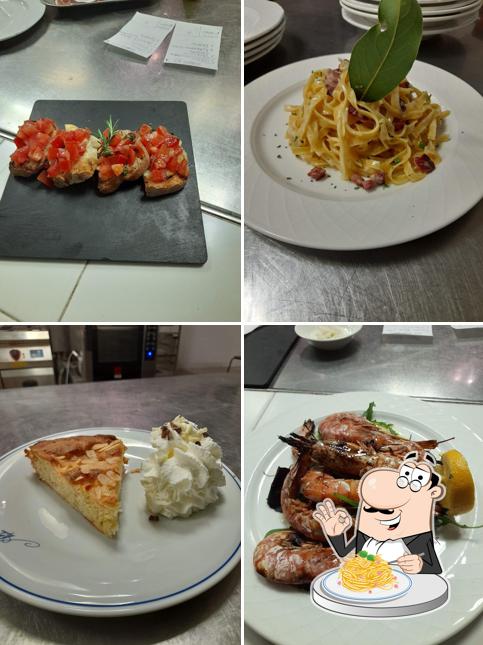 Spaghetti alla carbonara al Ristorante La Cappuccina
