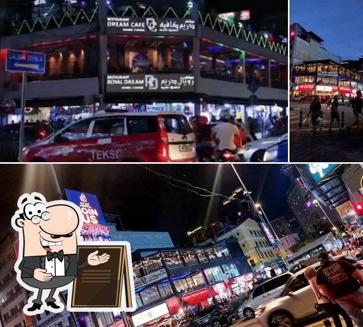 The exterior of Royal Dream Restaurant