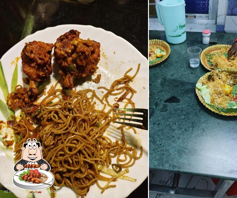 Food at Halema Biriyani