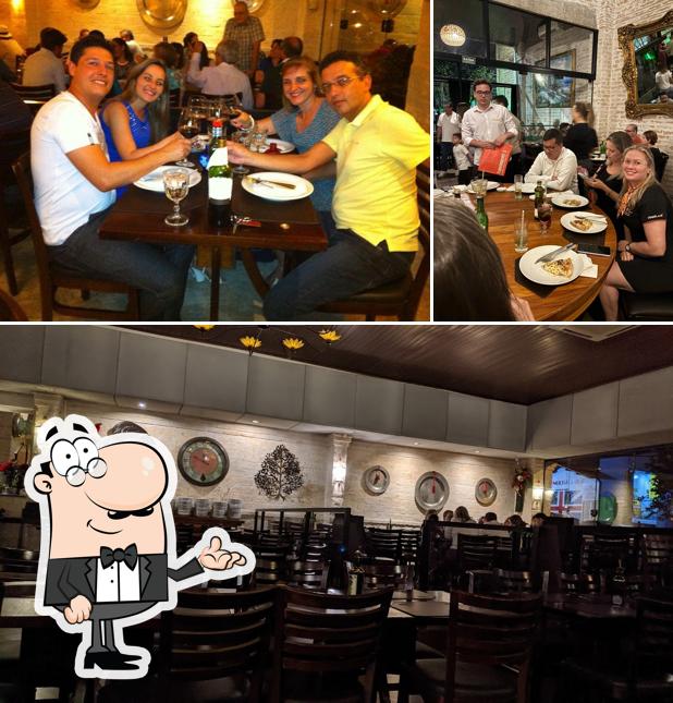 O interior do PIOMONTES PIZZARIA