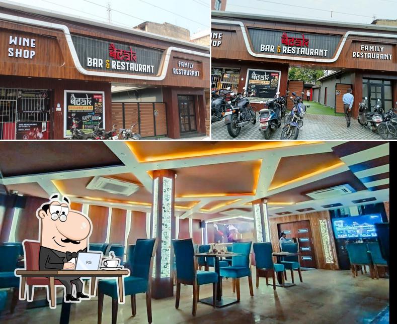 The interior of Baithak Bar & Restaurant