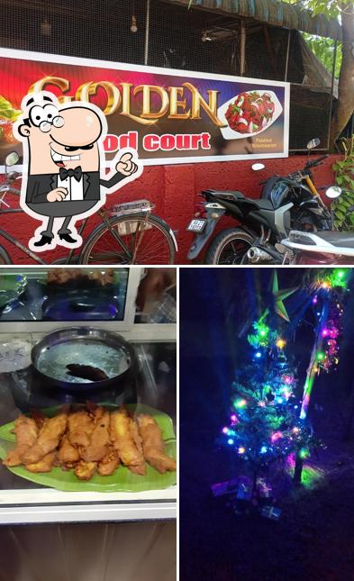 The picture of exterior and food at Kamal Food Court palakkat