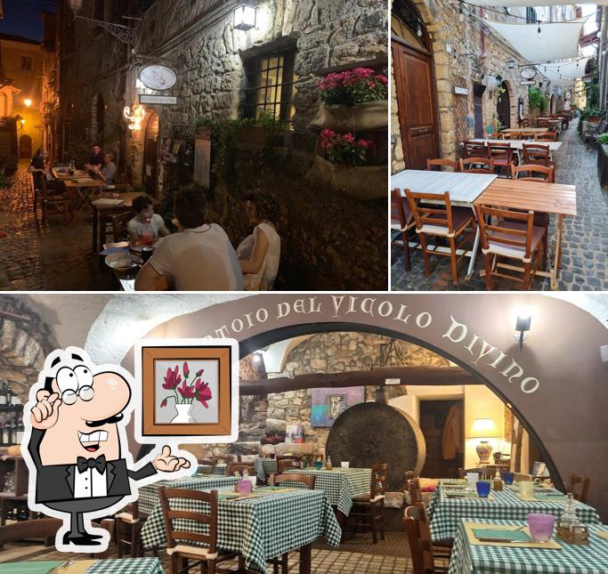 Gli interni di Pizzeria Frantoio del vicolo DiVino
