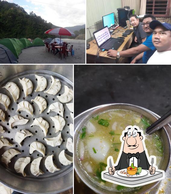 The photo of food and interior at THE MOMO JUNCTION