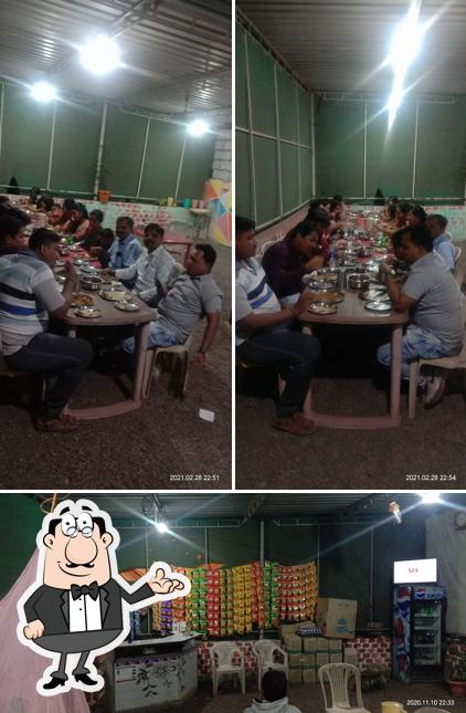 The interior of Hotel Rucha