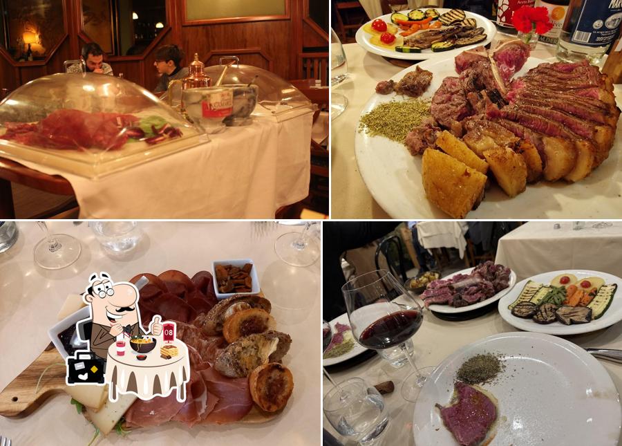 Cibo al Ristorante Vecchio Falconiere