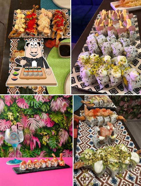 Prova le diverse opzioni di sushi