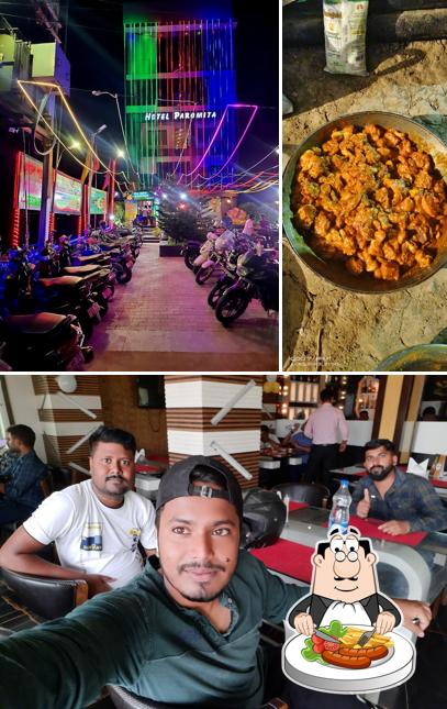 The image of food and interior at Paromita Bar cum restaurant