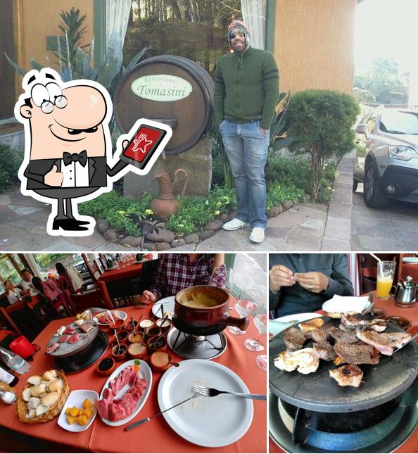 Descubra a parte externa do Ristorante Tomasini