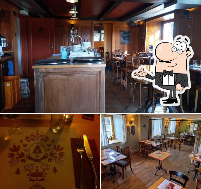 Gli interni di Auberge du Chalet des Enfants