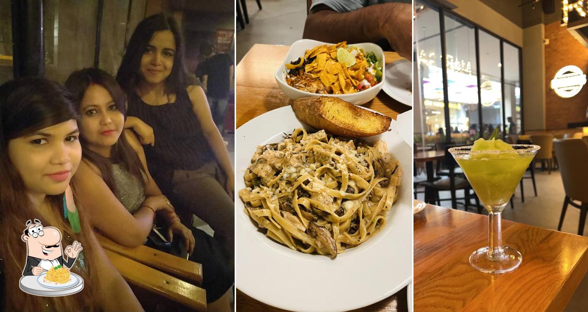 Spaghetti carbonara at Chili's Grill & Bar