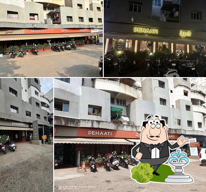 You can get some fresh air at the outside area of DEHAATI