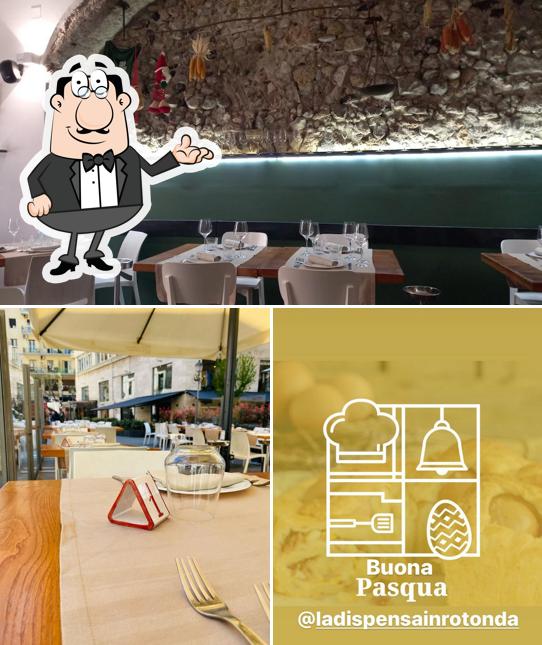 Siediti a un tavolo di La Dispensa in Rotonda