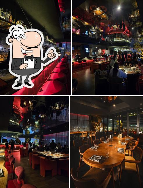 The interior of Japonico The interior of Japonico