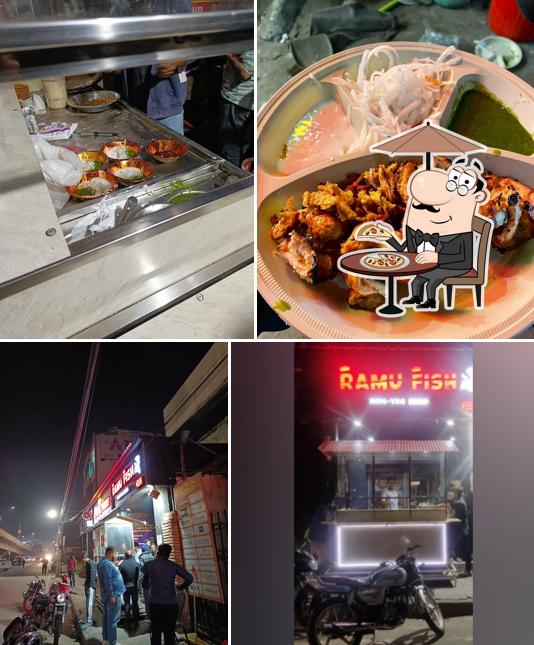 This is the photo displaying exterior and food at Ramu Fish
