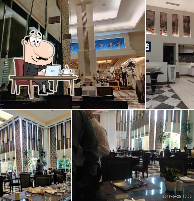 Take a seat at one of the tables at The Creative Kitchen