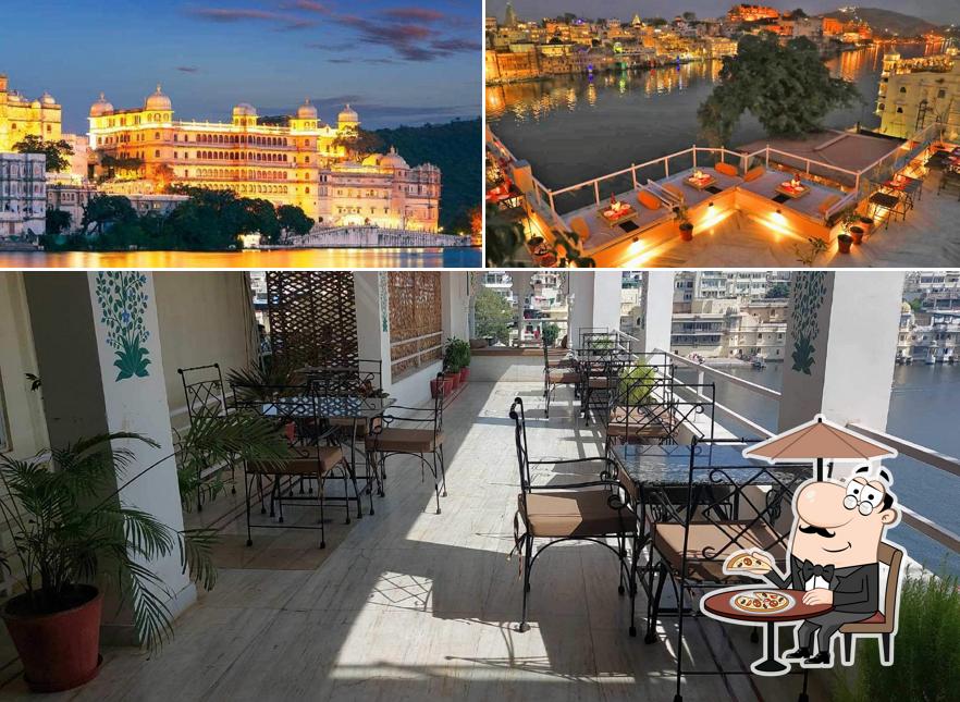 The picture of exterior and interior at Hotel Thamla Haveli (Budget Hotel in Udaipur)