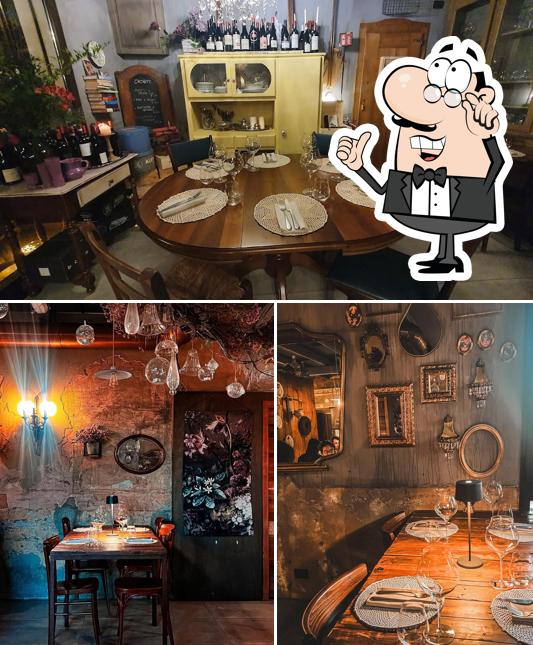 Gli interni di Osteria da Giovanni