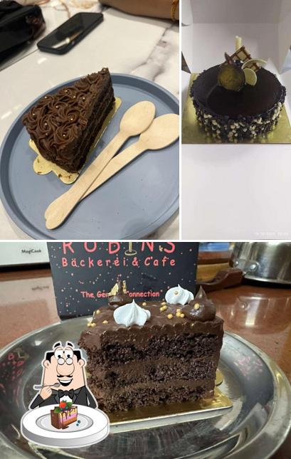 Chocolate cake at Robins Bäckerei & Cafe