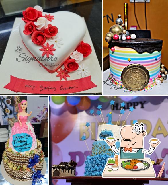 Meals at Le Signature cake studio