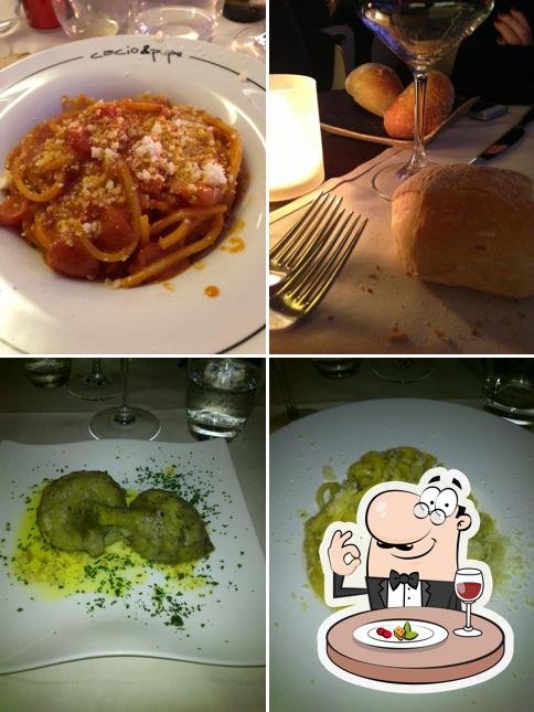 Cibo al Ristorante Cacio e Pepe - Cucina Romana