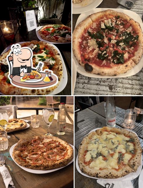 No Pizzaria Napoletana Grazie Napoli, você pode conseguir pizza