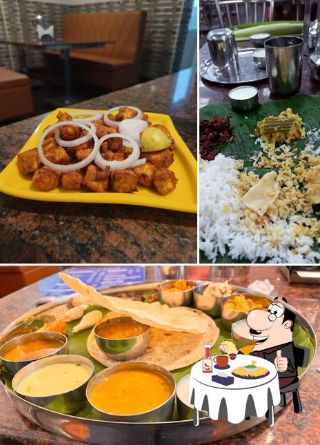 Cheese plate at Ambai Sri Ramanas restaurant