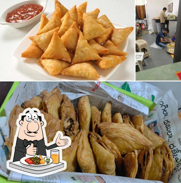 Food at Corn samosa Corner
