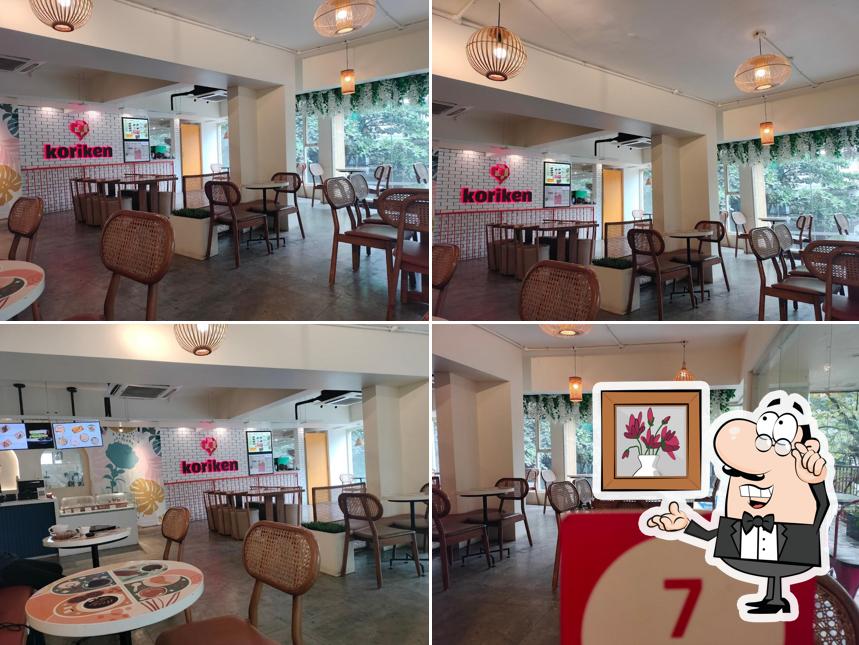 The interior of Milton St Cafe