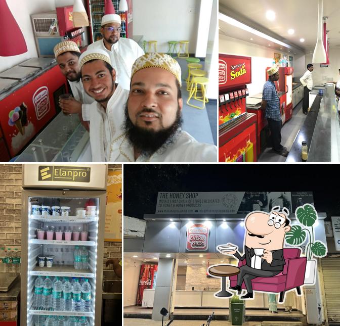 The interior of Khanbhai Cold Drinks
