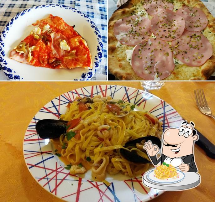 Spaghetti alla carbonara al Lu Fije di Romanì