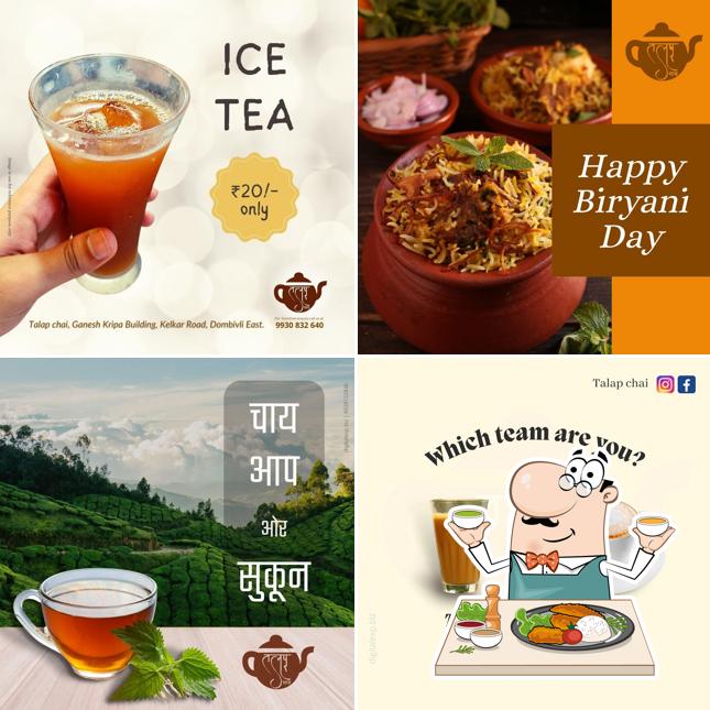 This is the photo displaying food and drink at TALAP CHAI