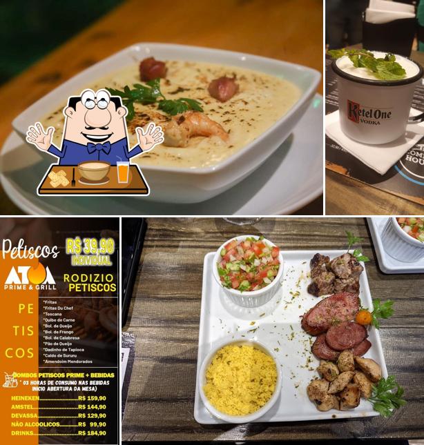 Sopa de moluscos em ATOA PRIME GRILL