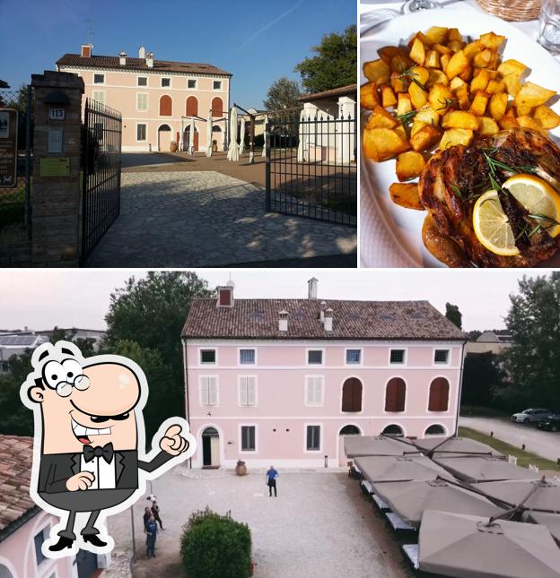 Questa è la immagine che raffigura la esterno e bevanda di Casa Conti Guidi 2.0