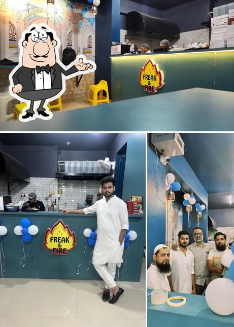 The photo of interior and food at FREAK AND FIRE - RAKHIAL