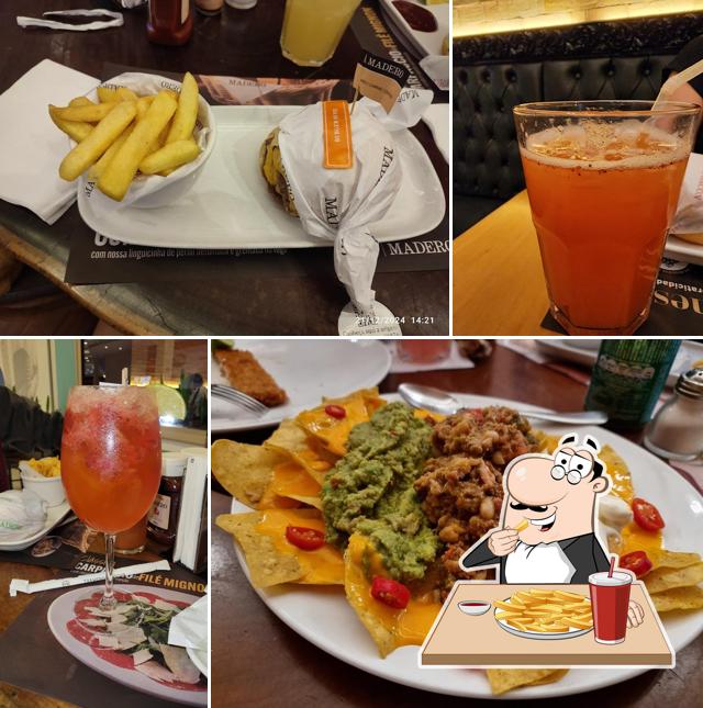 Batata frita em Madero Steak House Shopping Maia