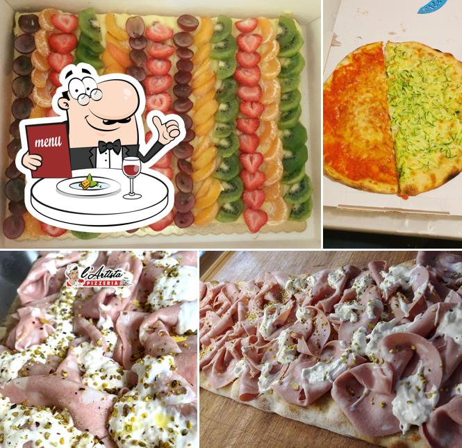 Platti al Pizzeria L'Artista