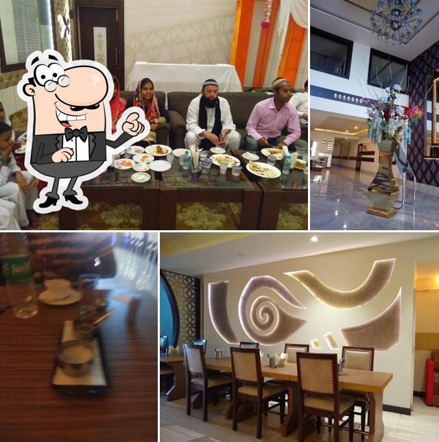 Take a seat at one of the tables at South Court