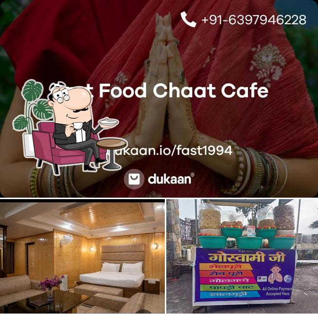 The interior of Yash Goswami fast food jhullaghar
