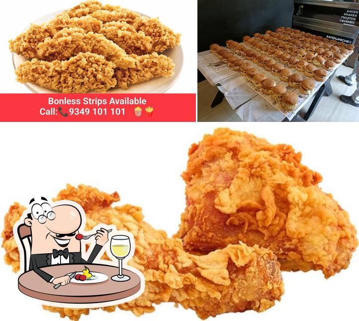 Fried chicken at Crazy Chicken Hub