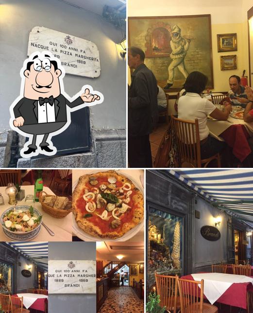 Gli interni di Antica Pizzeria Brandi