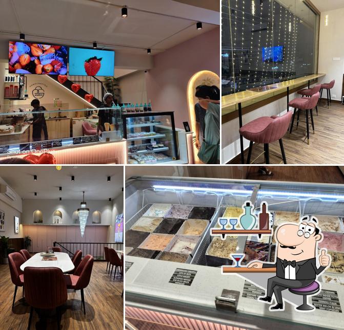 The interior of Dumont Creamery