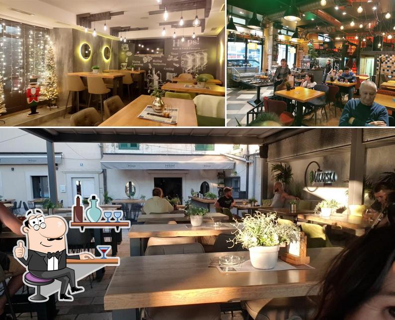 Dai un'occhiata agli interni di Hops! Beer & Food Factory